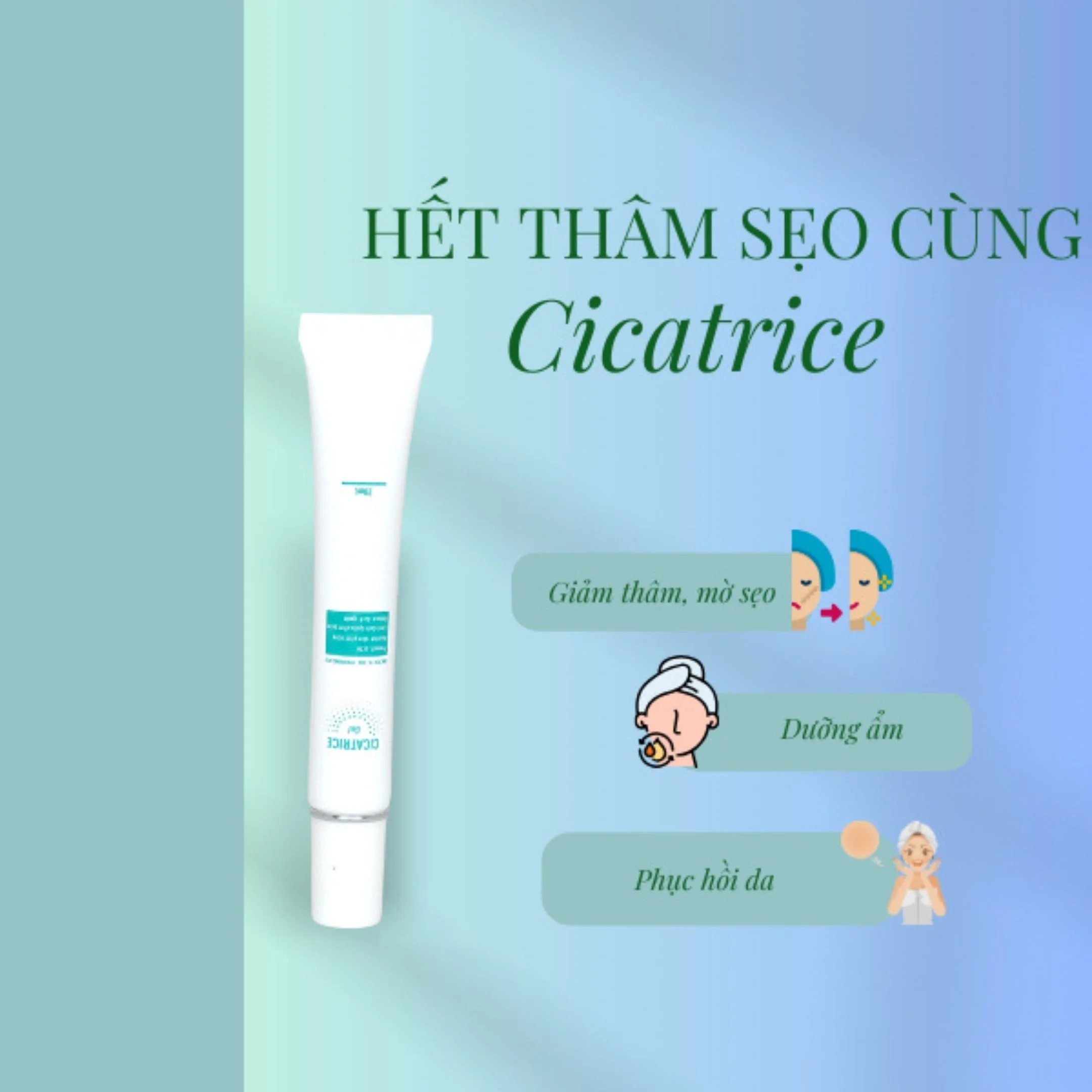 Gel Giảm Thâm, Mờ Sẹo, Phục Hồi Da Cicatrice