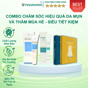 COMBO Chăm Sóc Hiệu Quả Da Mụn Và Thâm Mùa Hè - Siêu Tiết Kiệm