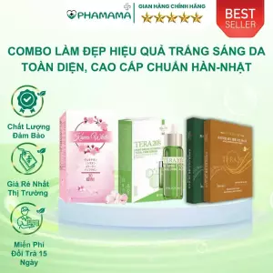 COMBO Làm Đẹp Hiệu Quả Trắng Sáng Da Toàn Diện, Cao Cấp Chuẩn Hàn - Nhật