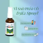 D3K2 Spray Xịt Tăng Trưởng Chiều Cao Cho Trẻ Sơ Sinh & Trẻ Nhỏ 25ml