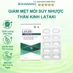 Viên Uống Lataki Hỗ Trợ Giảm Tê Bì Chân Tay, Giảm Suy Nhược Thần Kinh (Hộp 30 viên)