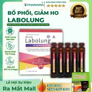 Ống Labolung Hỗ Trợ Chức Năng Phổi, Giảm Ho, Giảm Đờm (Hộp 20 ống)