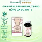 Viên Uống Glutathion BC White Làm Trắng Mịn Da, Giảm Nám, Giảm Tàn Nhang (Chai 30 viên)