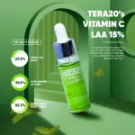 Tinh Chất Tera20’s Pure Vitamin C 15% Total Care Serum Nguyên Chất giúp làm mờ thâm nám, dưỡng sáng chăm sóc toàn diện 3ml, 15ml