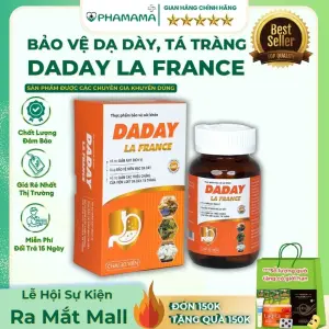 Viên Uống Daday La France Hỗ Trợ Bảo Vệ Dạ Dày, Giảm Axit Dịch Vị (Hộp 30 viên)