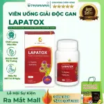 Viên Uống Lapatox Thanh Nhiệt, Mát Gan, Hỗ Trợ Tăng Cường Chức Năng Gan (Hộp 30 viên)