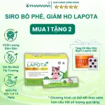 Siro Lapota Dạng Gói Hỗ trợ Bổ Phế, Thanh Đờm, Giảm Đau Họng, Tăng Cường Hệ Miễn Dịch 20 gói x 5ml