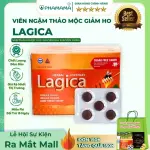 Viên Ngậm Thảo Mộc Lagica Hỗ Trợ Giảm Ho, Giảm Đau Họng Do Viêm Họng (Hộp 10 Viên)