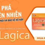 Viên Ngậm Thảo Mộc Lagica Hỗ Trợ Giảm Ho, Giảm Đau Họng Do Viêm Họng (Hộp 10 Viên)