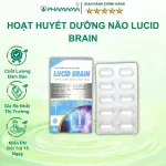 Hoạt Huyết Dưỡng Não Lucid Brain Giúp Tăng Cường Tuần Hoàn Máu Não (Hộp 30 viên)