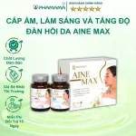 Viên Uống Aine Max Làm Đẹp Da, Tăng Độ Ẩm Và Độ Đàn Hồi Cho Da (25 viênx2 chai)