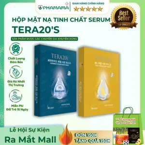 Hộp 8 Miếng Mặt Nạ Tera20's Tinh Chất Serum 1.000 PPM 28ml