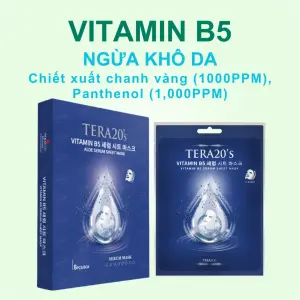 Hộp 8 Miếng Mặt Nạ Tera20's Tinh Chất Serum 1.000 PPM 28ml