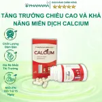 Viên Uống Calcium Giúp Bổ Sung Canxi, Vitamin D, Hỗ Trợ Tăng Chiều Cao (Chai 30 viên)