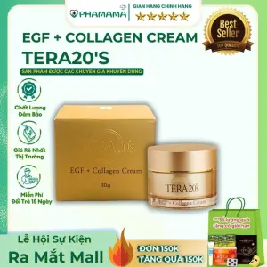 Kem Dưỡng EGF Tera20's Trắng Da, Cấp Ẩm, Giảm Nếp Nhăn Và Ngăn Ngừa Lão Hoá 30g